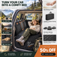 🚗Bilbaksete reisemadrass i memory foam – sammenleggbar camping- og reiseseng for SUV, sedan og lastebil. Bærbar, ikke-oppblåsbar sovematte for bilturer og camping.