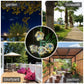 ✨Hengende sommerfugler med solcelledrevet LED-lys som ornament