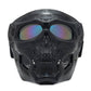 Skjelett-Skrekkhjelm-Maske