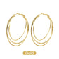 ✨Triple Hoop Diamond øreringer( 50%avslag)